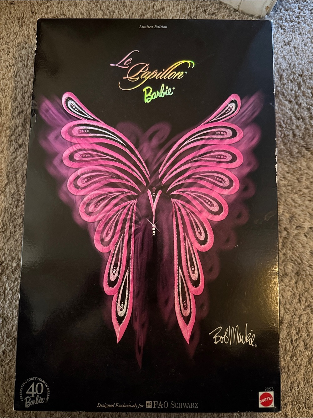 Barbie Pink Butterfly 1999 exclusive - Le Papillon Bob Mackie